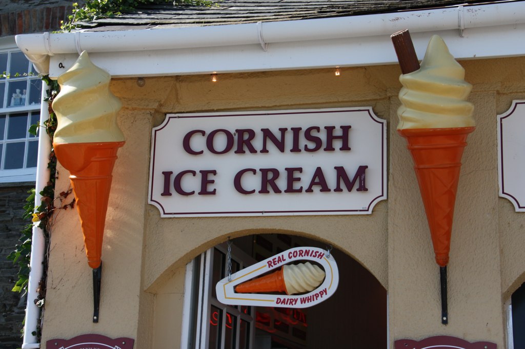 Sign: Cornish Ice Cream