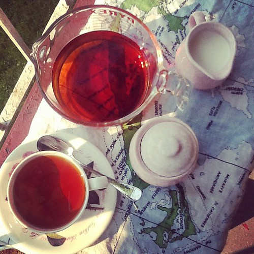 Scottish Breakfast tea for my afternoon balcony tea.