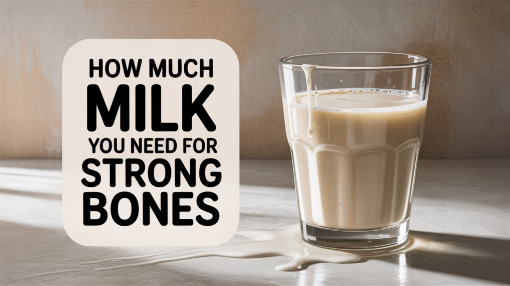 How Much Milk You Need for Strong Bones - Is 700 mg of Dairy Calcium Each Day Enough?