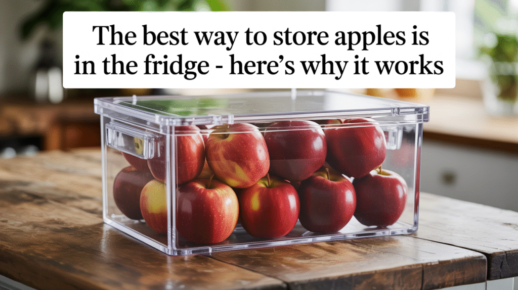The Best Way to Store Apples Is in the Fridge – Here’s Why It Works