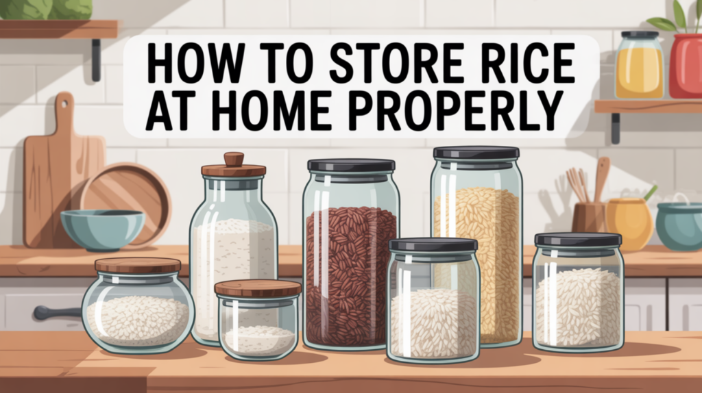 How to Store Rice at Home Properly