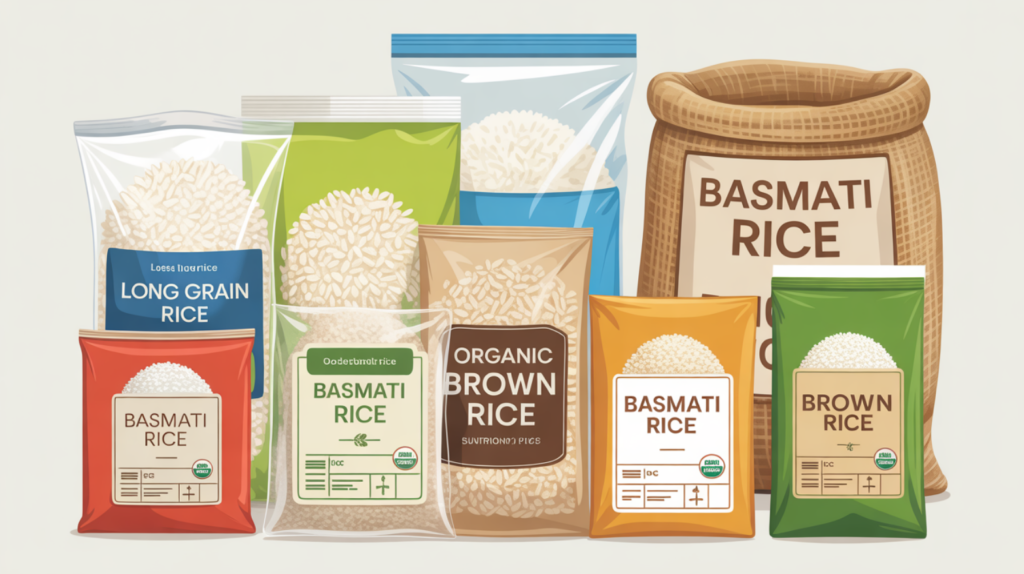 Understanding Rice Packaging & Labels in the UK