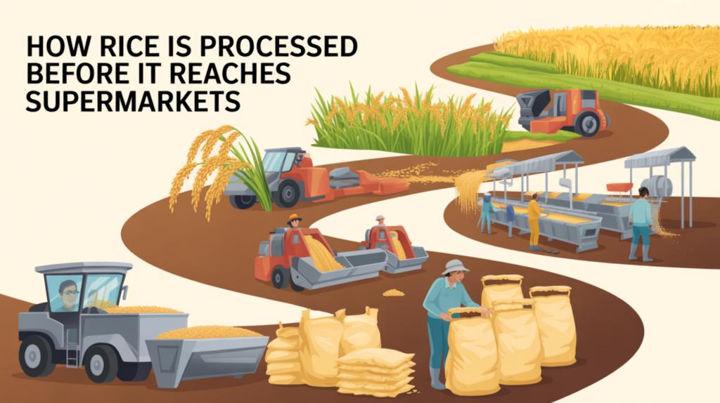 How Rice Is Processed Before It Reaches Supermarkets