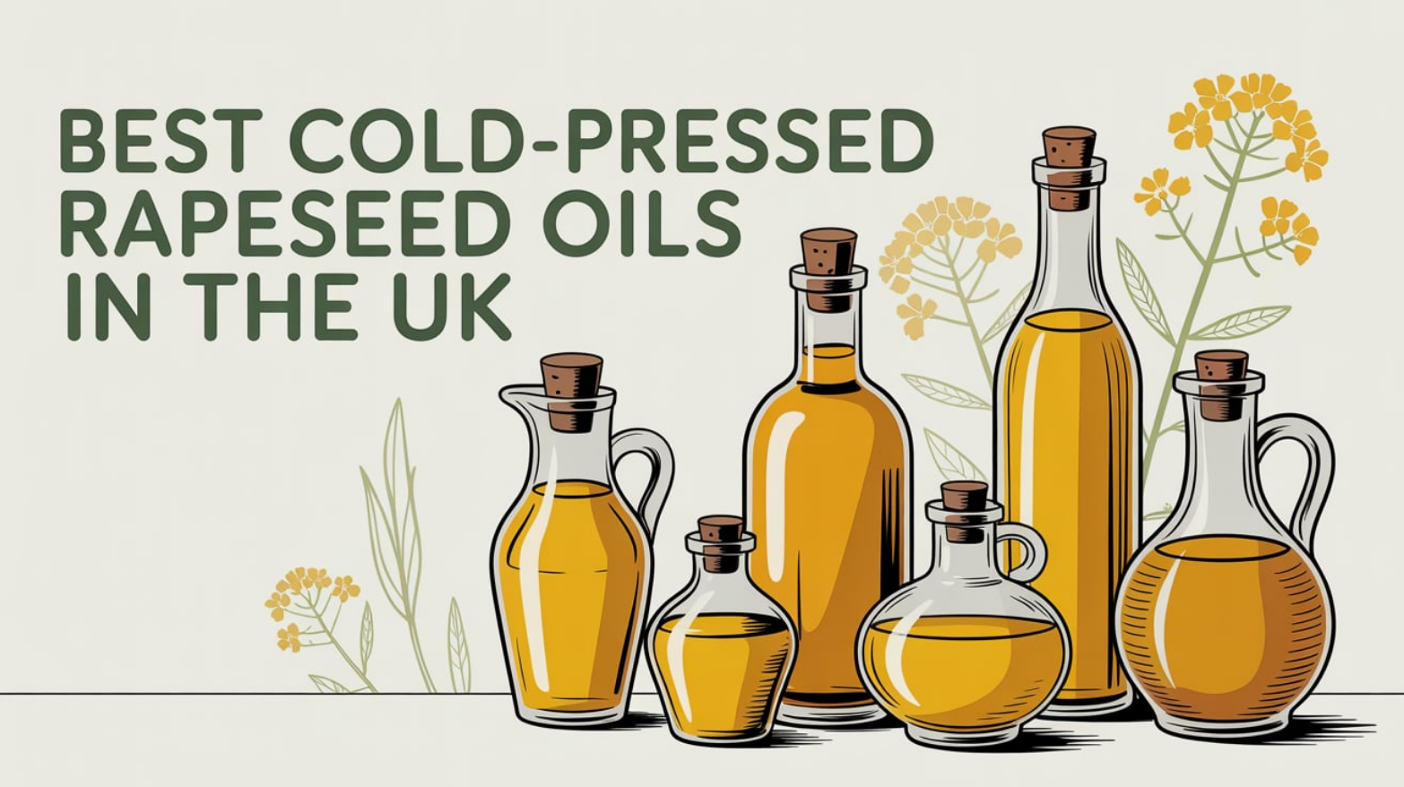 Best Cold-Pressed Rapeseed Oils in the UK – (2025 Edition