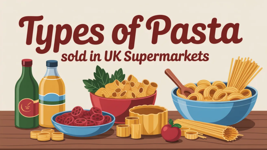 Types of Pasta Sold in UK Supermarkets