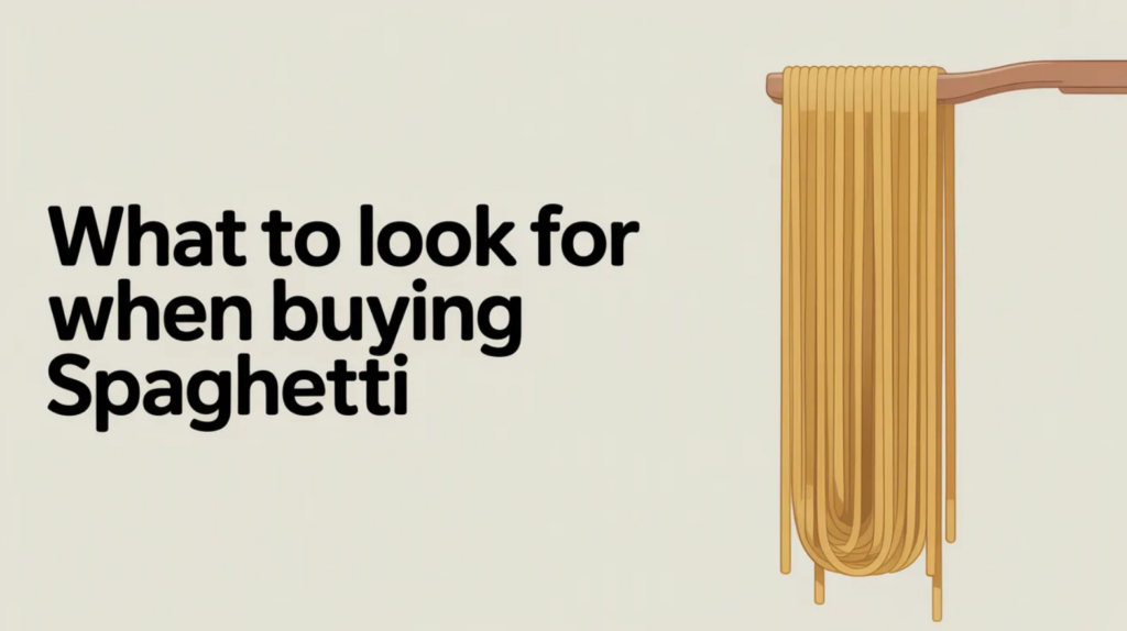 What to Look for When Buying Spaghetti