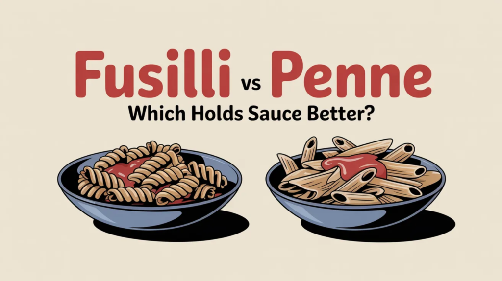 Fusilli vs Penne: Which Holds Sauce Better?