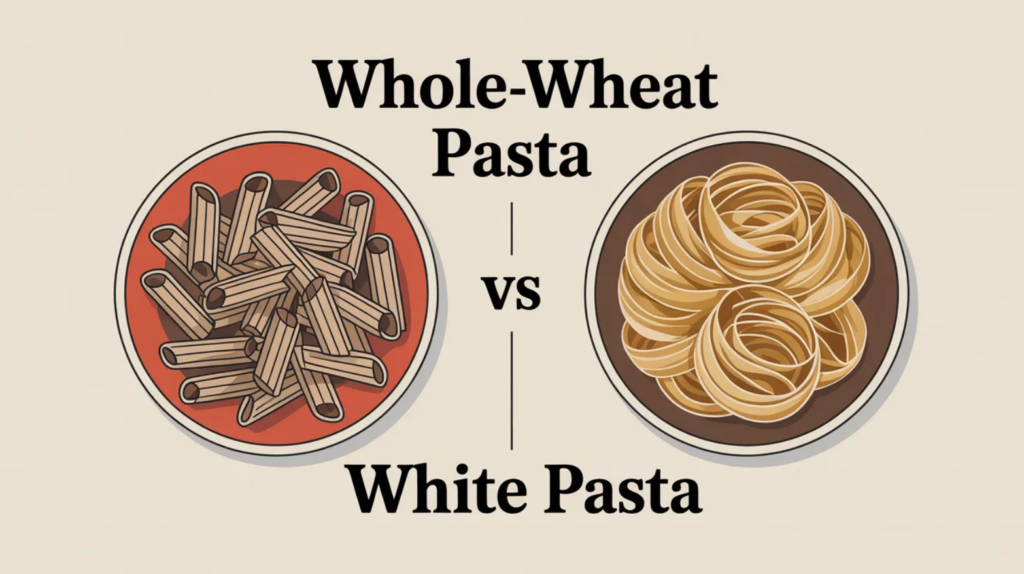 Wholewheat Pasta vs White Pasta