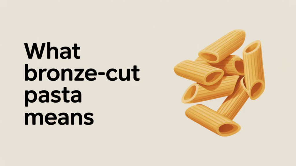What Bronze-Cut Pasta Means