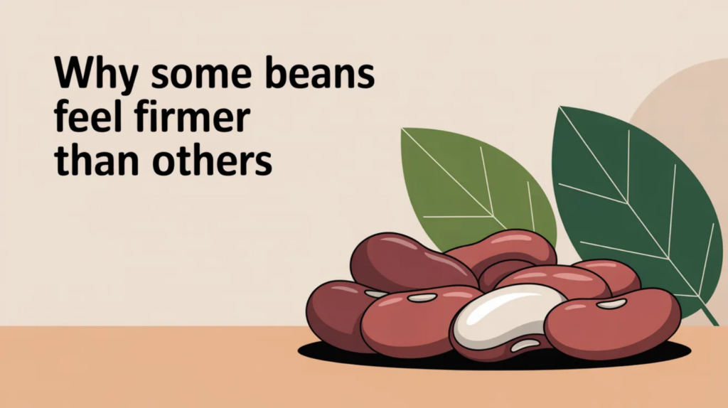 Why Some Beans Feel Firmer Than Others