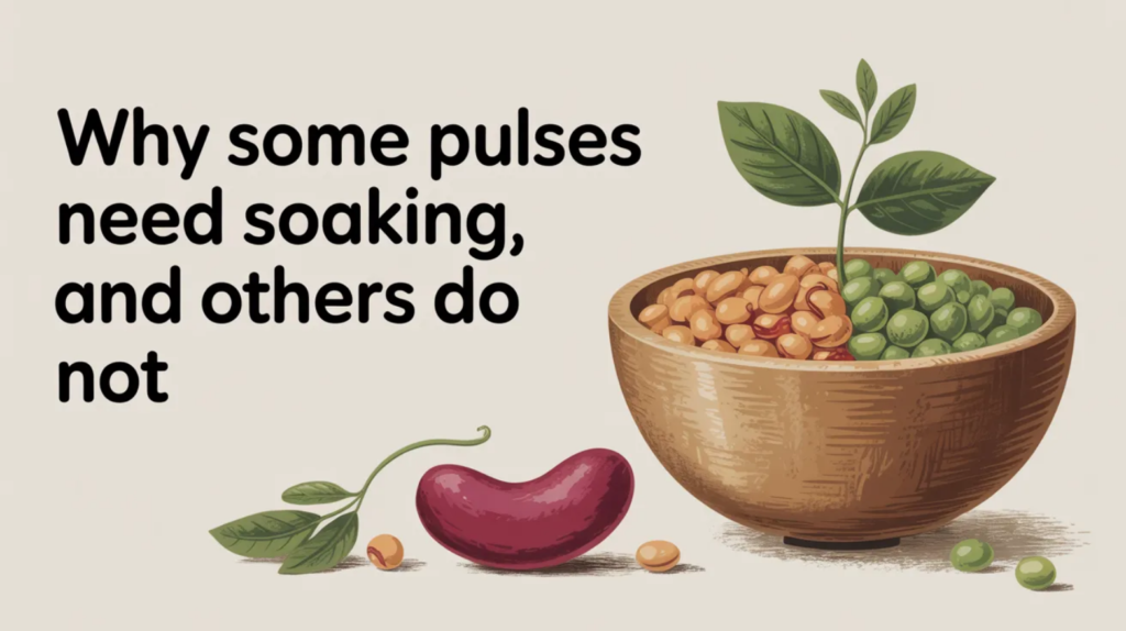 Why Some Pulses Need Soaking and Others Do Not