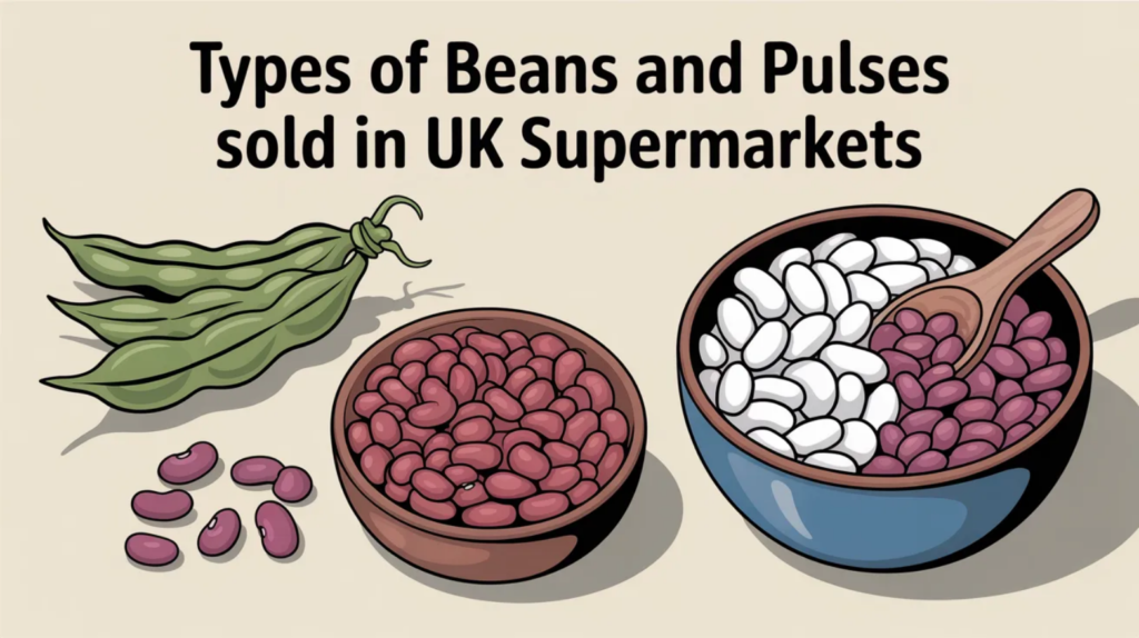 Types of Beans and Pulses Sold in UK Supermarkets