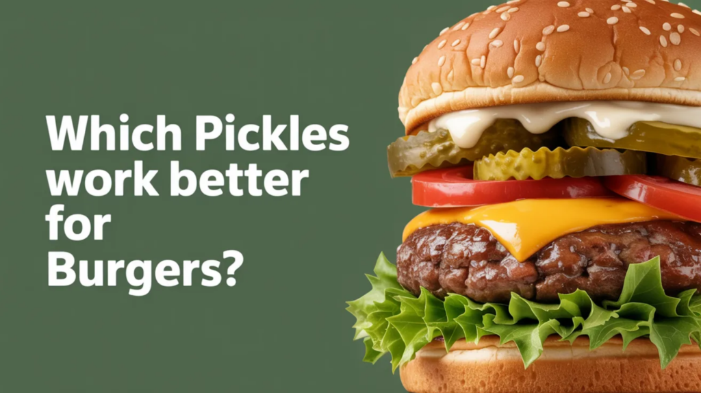 Which Pickles Work Better for Burgers?