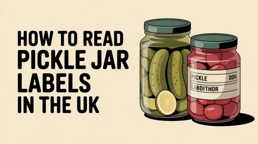 How to Read Pickle Jar Labels in the UK