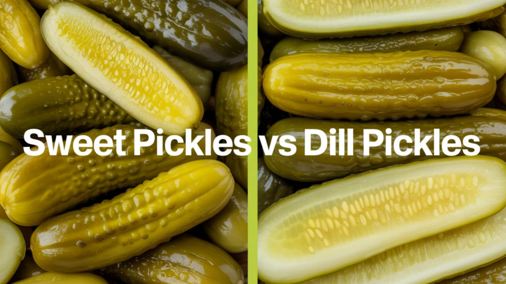 Sweet Pickles vs Dill Pickles