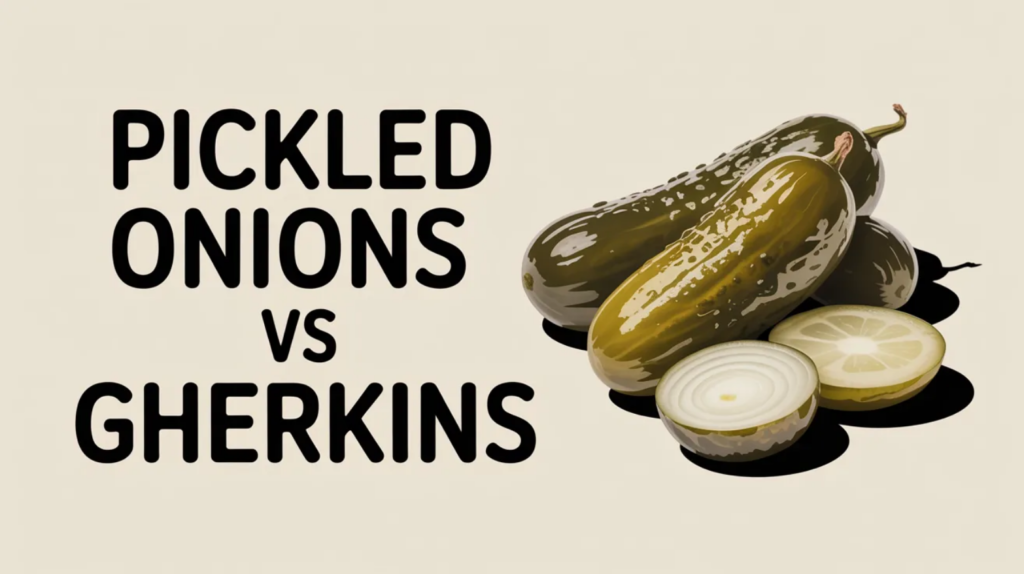 Pickled Onions vs Gherkins